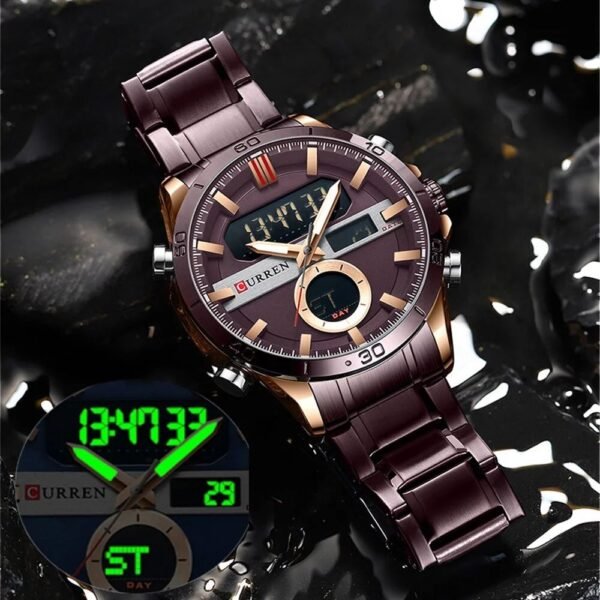 Curren Watch Black Color